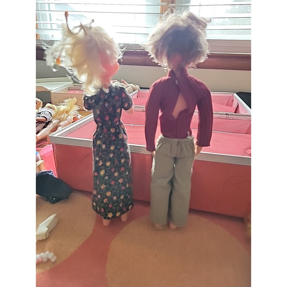 Vintage Mattel Sunshine Family Dolls Man & Woman 1973 - Picture 8 of 16